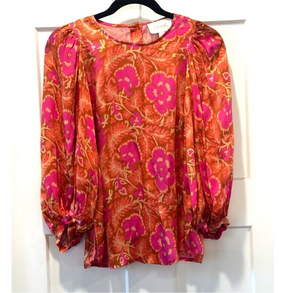 CLEOBELLA Vibrant Floral Blouse Size XS - Picture 2 of 10